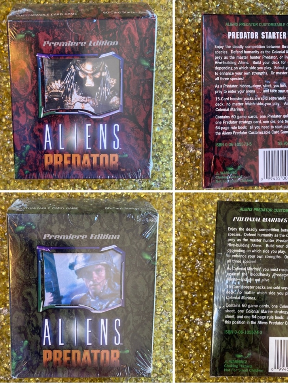 NIP MARINES & PREDATOR Aliens Predator Premiere Edition Card Game